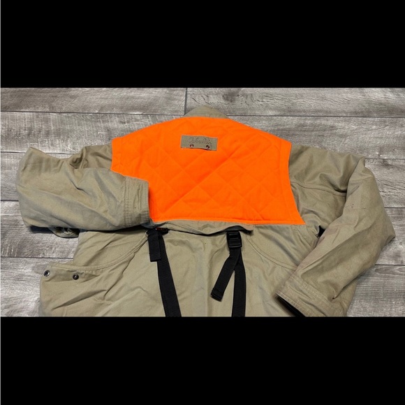 Cabela’s Blaze Orange Birding Pheasant Hunting Mens Jacket Game Bag Size Medium - Picture 9 of 9